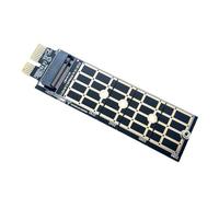 Cpolebev Adattatore PCIE A M.2 NVMe SSD M.2 PCIE 3.0 X1 Raiser Card Connettore PCI-e M Key Supporta 2230 2242 2260 2280 M.2 SSD