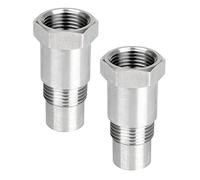 Cpolebev Adattatore per Eliminazione Luce Motore CEL Fix Check - Sensore Ossigeno O2 M18X1.5 per OFF ROAD 2 Pezzi