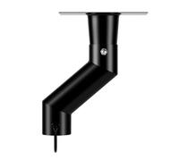 Cpolebev Adattatore per Grondaia con Catena Antipioggia Nera, Completo di Installazione per Presa di Grondaia