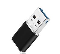 Cpolebev Adattatore per Lettore di Schede di Memoria Mini USB 3.0 in Alluminio per Scheda Micro-SD/Adattatore per Lettore di Schede TF Pc Computer Laptop