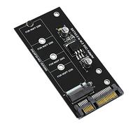 Cpolebev Adattatore SATA M.2 Adattatore da M2 Un SATA Adattatore da M.2 Un SATA Convertitore NGFF M.2 Scheda SATA3 da 2,5 Pollici Chiave B per 2230-2280 M2 SSD