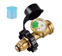 Cpolebev Adattatore Universale per Serbatoio di Propano con Indicatore Converte QCC1/Tipo 1 Indicatore di Livello per Serbatoio di Propano per Campe, Cilindro