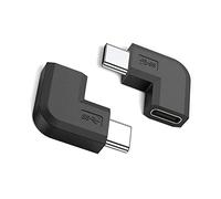 Cpolebev Adattatore USB 3.1 Tipo C da A Femmina Convertitore Ad Angolo Retto di 90 Gradi per Connettore Portatile per Smartphone