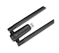 Cpolebev Adattatore USB WiFi 6 1800Mbps Scheda di Rete Wireless Wi-Fi 5G/2,4GHz Antenna Ad Alto Guadagno