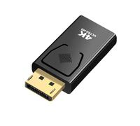 Cpolebev Adattatore Video Compatibile 4K Dp A Displayport A Monitor TV per Computer Compatibile per PC TV Installazione Semplice
