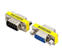 Cpolebev Adattatore Video per Computer DB9 Adattatore Femmina VGA da 9 Pin un Femmina da Porta Seriale un Foro