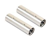Cpolebev Adattatore XLR A, Accoppiatore Connettore XLR A 3 Pin A 3 Pin, Adattatore Microfono -2 Pezzi