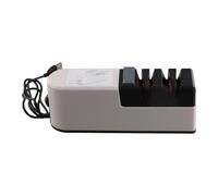 Cpolebev Affilacoltelli Elettrico Veloce USB Affilacoltelli Regolabile Automatico 3 per Coltelli Forbici Affilacoltelli per Uso Domestico