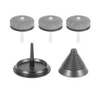 Cpolebev Affilacoltelli per Tosaerba Attrezzo per Affilare Lame Accessorio per Trapano Kit per Affilatura Lame per Tosaerba Affilacoltelli per Trapano Elettrico e Manuale