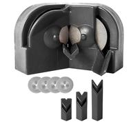 Cpolebev Affilatrice per Punte da Trapano, Affilatrice Multiuso per Punte da Trapano con 4 Mole, Utensile per Affilare Lame per Trapani