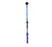 Cpolebev Aiuto per L'Allenamento per Golf Multi Regolabile Aiuto per L'Allenamento per L'Oscillazione Golf Bastone per Rotazione 'Avambraccio Correttore per Postura 'Altalena Blu