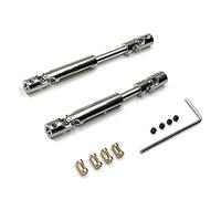Cpolebev Albero di Trasmissione CVD con Albero di Trasmissione in Metallo MN78 con Manicotto 'Albero da 3 Mm a 4 Mm per Parti di Aggiornamento per Auto MN78 MN-78 MN 78 1/12 RC
