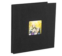 Cpolebev Album Fotografico Album per Ritagli Autoadesivo per Matrimonio/Famiglia/Amanti Copertina nel Regalo DIY per Le Madri di San- Nero