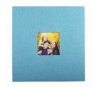 Cpolebev Album Fotografico Autoadesivo Scrapbook per Matrimonio/Famiglia/Amanti Copertina nel Regalo DIY per San- Madri Blu