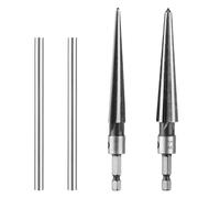Cpolebev Alesatore con Impugnatura A T da 2 Pezzi, 3-13 mm (1/8-1/2 Pollice) e 5-16 mm (1/2-5/8 Pollice) Utensile Alesatore Manuale con Foro Perno A Ponte