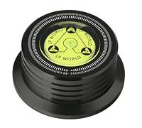 Cpolebev Alluminio Vinile Record Peso HiFi 50HZ LP Disco Stabilizzatore Giradischi Vinile Lega di Alluminio Peso Morsetto Nero
