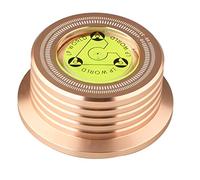 Cpolebev Alluminio Vinile Record Peso HiFi 50HZ LP Stabilizzatore Disco Giradischi Vinile Lega di Alluminio Morsetto Peso Rosa
