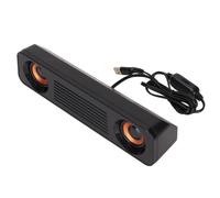 Cpolebev Altoparlante Cablato con Spina da 3,5 mm Subwoofer Stereo HiFi Altoparlante Lungo da Tavolo Portatile Alimentato Tramite USB per TV Computer Laptop