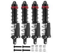 Cpolebev Ammortizzatore RC per Aggiornamento Parti Ammortizzatore Metallico 110mm per Auto Crawler RC 1/10 Axial SCX10 AXI03007 RBX10 D90 TRX4, Nero