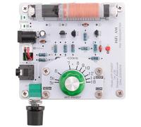 Cpolebev AMT-MW207 525-1605KHz MW Trasmettitore A Onde Medie Trasmettitore Radio Trasmettitore A Onde Medie Trasmettitore Radio AM Circuito Fai da Te 6V