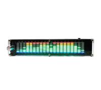 Cpolebev Analizzatore dello Spettro Audio A LED, Indicatore Dinamico del Livello dello Spettro Musicale per Gli Appassionati di Audio