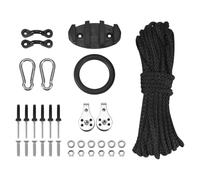 Cpolebev Anchor Trolley Kit Gonfiabile Kayak Canoa Anchor Car Kit System con Accessorys