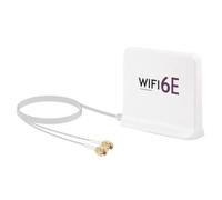 Cpolebev Antenna Portatile WiFi 6E 2.4G/5G/6G con Antenna Wireless Interna con Fondo Magnetico per Scheda di Rete Durevole