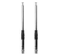 Cpolebev Antenna Telescopica/Ad HT da 2 Pezzi da 27 Mhz da 9 Pollici A 51 Pollici per Radio CB Portatile/Portatile con Connettore BNC