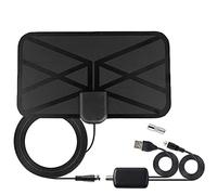 Cpolebev Antenna TV 25DB, Antenna Interna Digitale HD Lunga Portata 1500 Miglia Supporto 4K 1080P e Antenna HDTV Interna Della TV Precedente