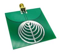 Cpolebev Antenna UWB Antenna A Banda Ultra Larga Antenna A Impulsi Frequenza Operativa Connettore Femmina SMA 2,4-10,5 G