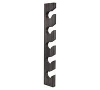 Cpolebev Appendiabiti in Legno per Cappelli da Baseball Decorazioni per La Casa Organizer Salvaspazio in Legno con Ripiano Espositivo Nero