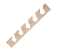 Cpolebev Appendiabiti in Legno per Cappelli da Baseball, Decorazioni per La Casa, Organizer Salvaspazio in Legno con Ripiano Espositivo, Colore Legno