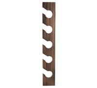 Cpolebev Appendiabiti in Legno per Cappelli da Baseball Decorazioni per La Casa Organizer Salvaspazio in Legno con Ripiano Espositivo Color Noce