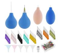 Cpolebev Applicatore di Precisione per Ceramica, Bottiglia da Spremere con Punta Ad Ago Bottiglia da Spremere con Smalto per Ceramica per Trascinamento di Argilla Durevole Facile da Installare Facile