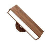 Cpolebev Applique Ricaricabile per Camera da Letto Lampada da Parete In Legno Dimmerabile Lampada da Parete Wireless per Camera da Letto con 3 Temperature di Colore
