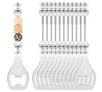 Cpolebev Apribottiglie con Perline Riutilizzabile Apribottiglie con Perline Decorative per Apribottiglie con Perline Fai-Da-Te Facile da Usare