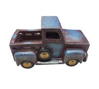 Cpolebev Arredamento Personalizzato per Camion Primaverile Enorme in Metallo, Camion Agricolo, Arredamento per Camion Pasquale, Fioriera Vintage in Metallo per Camion Durevole 18 X 9 X