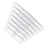 Cpolebev Astucci Regalo In Plastica Trasparente Acrilica da 40 Pezzi, Scatole per Matite Vuote