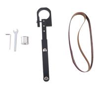 Cpolebev Attacco per Levigatrice un Nastro Pneumatico Levigatrice un Nastro Abrasivo Adattatore per Levigatrice un Nastro per Sabbia Modificata Smerigliatrice un Nastro Elettrica