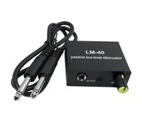 Cpolebev Attenuatore Audio Passivo, Scheda Audio Segnale di Uscita, Microfono, Convertitore di Livello Alto-Basso + 6,5
