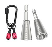 Cpolebev Attrezzo Twister Filo per Trapano con Portapunte Portatile - Kit Twister Filo da 1/4 di Pollice per Trapani Elettrici A Percussione