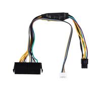 Cpolebev ATX Main 24Pin Femmina Un 6Pin 6Pin PCI-E Alimentatore PSU Connettore di Alimentazione per Elite 8100 8200 8300 800G1