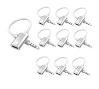 Cpolebev Audio da 10 Pezzi da 3,5 mm A Tipo C Femmina, Adattatore Audio per Cuffie con Jack Audio Analogico per Lettore MP3, Laptop