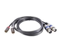 Cpolebev Audio Hi-Fi 2 un Xlr 3 Pin Femmina Amplificatore Console di Missaggio Doppio Xlr un Doppio 1,5 M