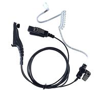Cpolebev Auricolare Auricolare Tubo Acustico Radio Auricolare Auricolare Un Due Vie con Microfono per APX6000 APX4000 APX7000