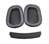 Cpolebev Auricolari + Fascia per Cuffie G633 G933 Cuffie nel Schiuma di Ricambio Cuffie Accessori per Auricolari