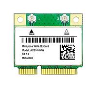 Cpolebev AX210HMW Scheda WiFi WiFi 6E Mini PCI-E AX210 802.11Ax/AC 2.4G/5G//6G BT5.2 Adattatore Wireless per Laptop