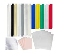 Cpolebev Bacchette di Saldatura nel Plastica da 106 Pezzi per Kayak per Paraurti Auto con Kit di Saldatura per Riparazione Plastica Giornaliera di Rinforzo nel Maglia Acciaio Inossidabile