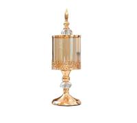 Cpolebev Barattolo Portaoggetti Europeo in con Coperchio Barattolo di Caramelle Rosa Placcato Ornamenti Decorativi per La Casa,L