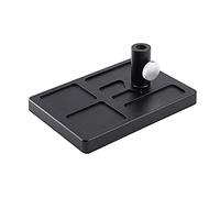 Cpolebev Base Piedistallo per La Costruzione Mosche per Morsa per La Costruzione Mosche con Morsetto Strumenti per La Costruzione Mosche Supporto per Organizer